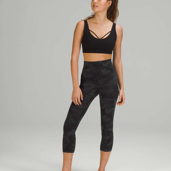 Lululemon Align Super-High-Rise Crop 21" Heritage 365 Camo Size 10 - Picture 1 of 6
